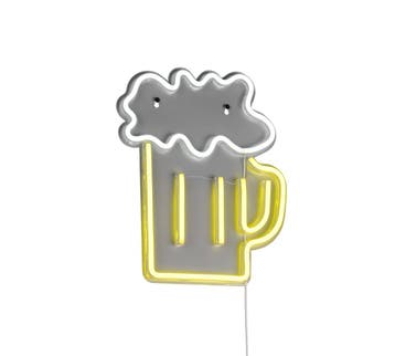 Trio BEER wandlamp | LED | transparant | 29,5 x 1,5 cm | IP2, Verzenden, Nieuw