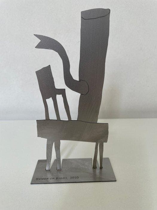 Klaas Gubbels (1934) - Nieuwjaarswens 2018, 2019, 2020, Antiek en Kunst, Kunst | Designobjecten