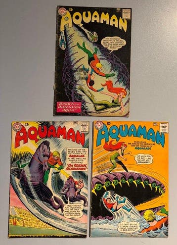 Aquaman #11-13, 16, 24, 26, 27 - 7 Comic - 1963/1966, Nieuw