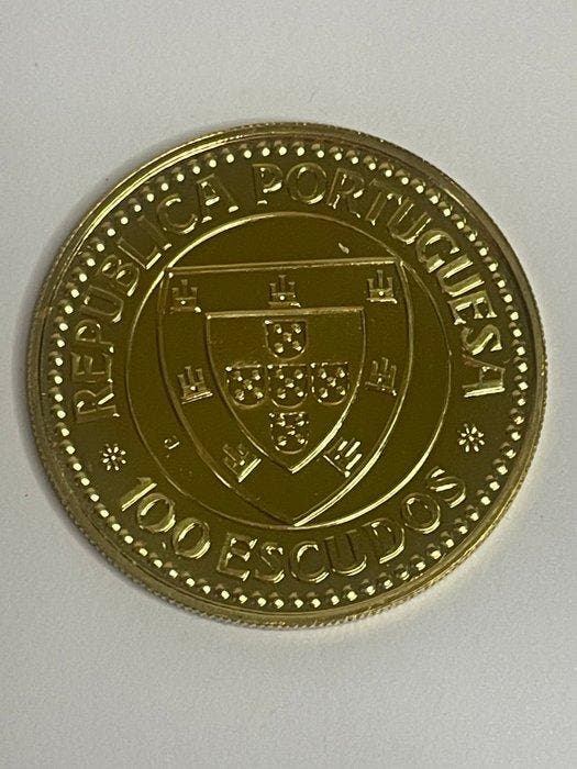 Portugal. 100 Escudos 1987 Gil Eanes - Capo Bojador, Postzegels en Munten, Munten | Europa | Niet-Euromunten