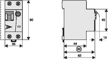 Disjoncteur RCBO 16A 300mA Type A 10kA Monophasé - 170576, Verzenden
