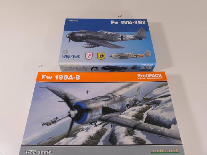 Schaal 1:72 Set van 2 bouwpakketten Eduard 7340 - Eduard..., Hobby en Vrije tijd, Modelbouw | Vliegtuigen en Helikopters, Gebruikt