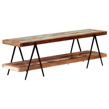 vidaXL Tv-meubel 160x40x50 cm massief gerecycled hout, Verzenden, Nieuw