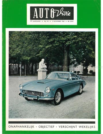 1962 AUTOVISIE MAGAZINE 44 NEDERLANDS, Ophalen of Verzenden