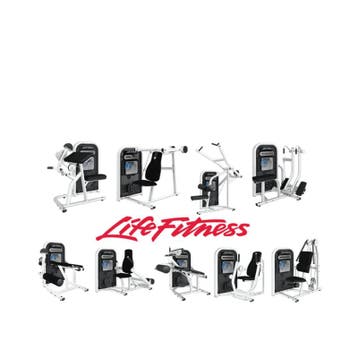 Life Fitness - Circuit Series Set Wit - 9 Apparaten, Ophalen of Verzenden