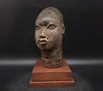 Tête de commemorative - sculptuur - yoruba/ beni edo - Benin
