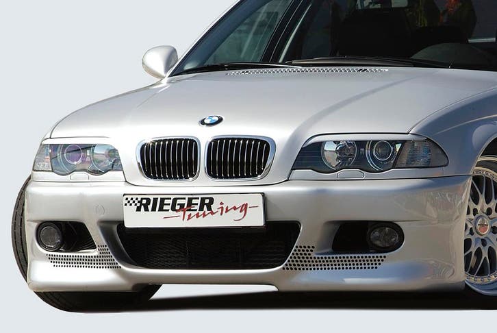 Rieger Voorbumper Sport-Look | 3er E46: 01.00-01.02 - Lim.,, Auto-onderdelen, Carrosserie, Nieuw, BMW, Verzenden