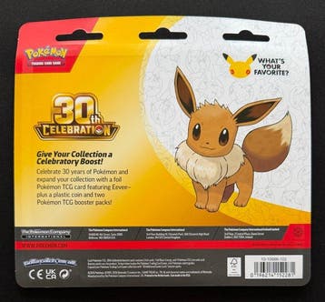 Pokémon - 1 Box - Pokémon 30th Celebration 2-Pack Blister –, Nieuw