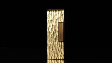 Dunhill - Dome Bark Pattern Rollagas Lighter - Aansteker -