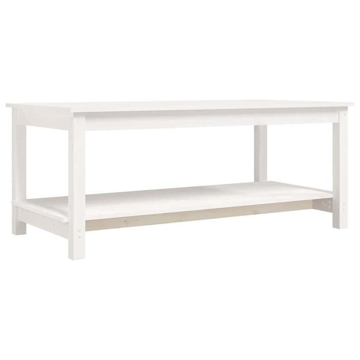 Salontafel massief wit | Tweede kansje | OP = OP, Maison & Meubles, Tables | Tables de salon, Envoi