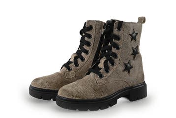 Nelson Veterboots Meisjes in maat 27 Beige, Kinderen en Baby's, Verzenden, Jongen of Meisje, Schoenen, Nieuw