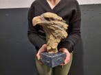 Statue, Large Eagle Head - 28 cm - mgo