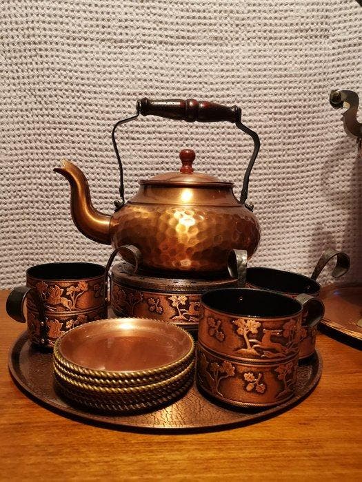 Samovar - Koper, Antiek en Kunst, Curiosa en Brocante