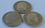 France. Louis Philippe I. 5 Francs 1836/1844 (3 coins) (Sans