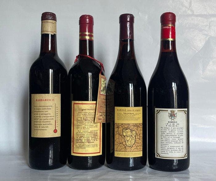 1971 Giacosa Giovanni, Barbaresco, 1967 Moscone, 1973 Terre, Verzamelen, Wijnen