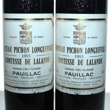 1993 Château Pichon Longueville Comtesse de Lalande -, Collections