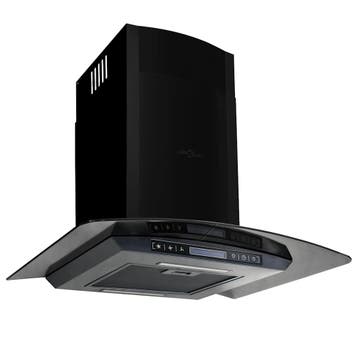 vidaXL Wandafzuigkap 756 m³/u 60 cm roestvrij staal zwart, Elektronische apparatuur, Verzenden, Nieuw