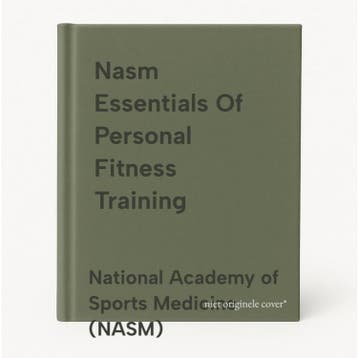 Nasm Essentials Of Personal Fitness Training 9781608312818, Verzenden, Gelezen, National Academy of Sports Medicine (NASM)