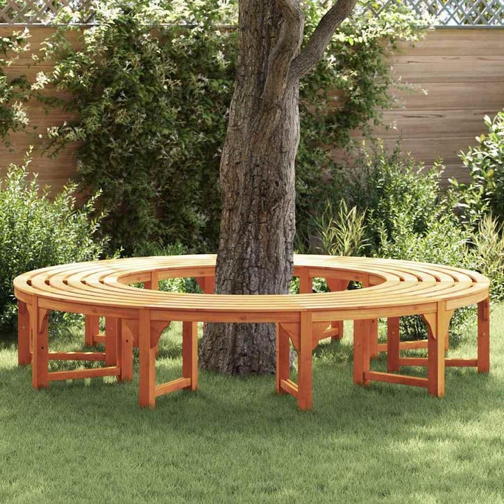 vidaXL Boom Bank 8 -Seater 2 st 160 x 80 x 45cm Naturel, Jardin & Terrasse, Ensembles de jardin, Envoi