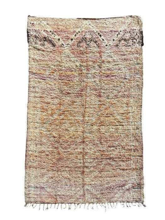 Marokkaans Boujad tapijt – Mid-century Modern handgemaakt, Huis en Inrichting, Stoffering | Tapijten en Vloerkleden