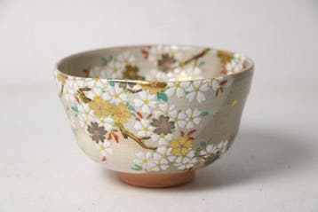 Twee Kyoto-stijl Matcha-theeschaaltjes — Kenzan Cherry