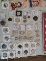 Wereld. Collection of coins and banknotes incl.
