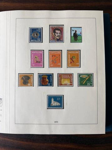 Nederlandse Antillen 1971/1987 - Complete postfrisse, Postzegels en Munten, Gestempeld