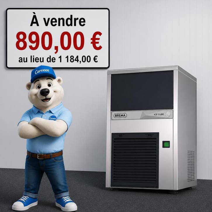 Machine à glaçons horeca/Professionele ijsblokjesmachine, Electroménager, Machines à glace, Utilisé
