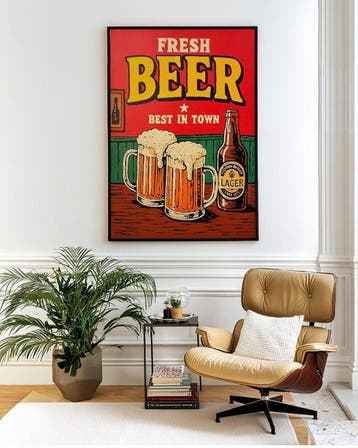 Flavia Delgado - FRESH BEER XL, Antiek en Kunst