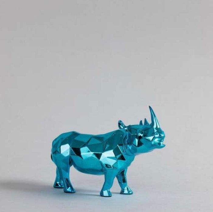 Richard Orlinski (1966) - Rhino Spirit (Azur Edition), Antiquités & Art, Art | Peinture | Moderne