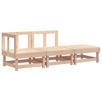 Grenenhouten tuinset | Retour deal | Nu stunten (loungeset), Verzenden, Loungeset