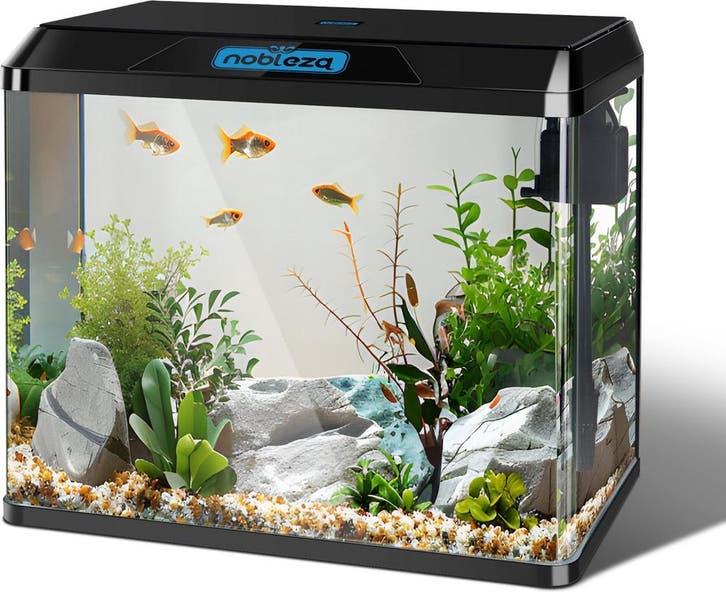 Aquarium Kit - 49,8x29x43,5 cm - 54L - Zwart - Nobleza, Dieren en Toebehoren, Vissen | Aquaria en Toebehoren, Nieuw, Verzenden