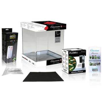 Aquarium COCOON LED 1 (10 L) 20x20x25H, Verzenden, Nieuw