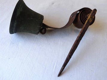 geen - Antieke Winkelbel - Cloche musicale - Pays-Bas (Sans