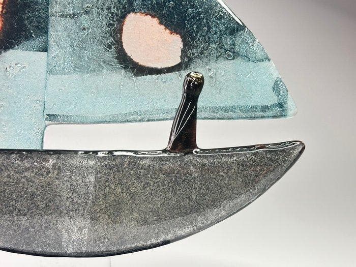 Studio Habrat - Maciej Habrat - sculptuur, Sailing Ship - 32, Antiquités & Art, Antiquités | Verre & Cristal