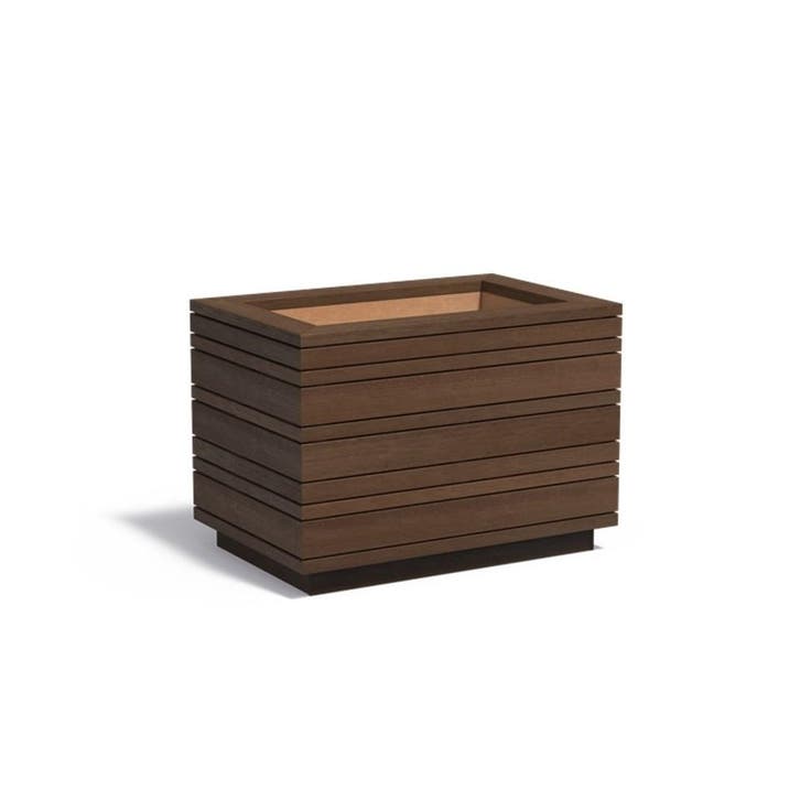 Bamboe plantenbak 120x80x85cm - Met bodem, Tuin en Terras, Bloembakken en Plantenbakken, 60 cm of meer, 100 cm of meer, Tuin, Rechthoekig