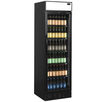 Drankenkoeling | SERIE CEV | 358L | Zwart | +2°C/+10°C |, Verzenden, Nieuw in verpakking