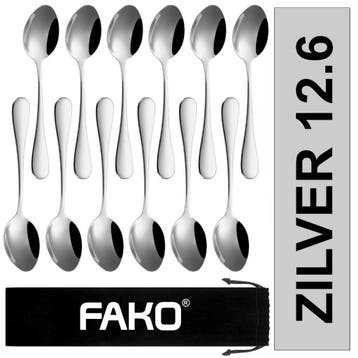 Fako Bijoux - Theelepel / Koffielepel Classic - 12cm -, Verzenden, Nieuw