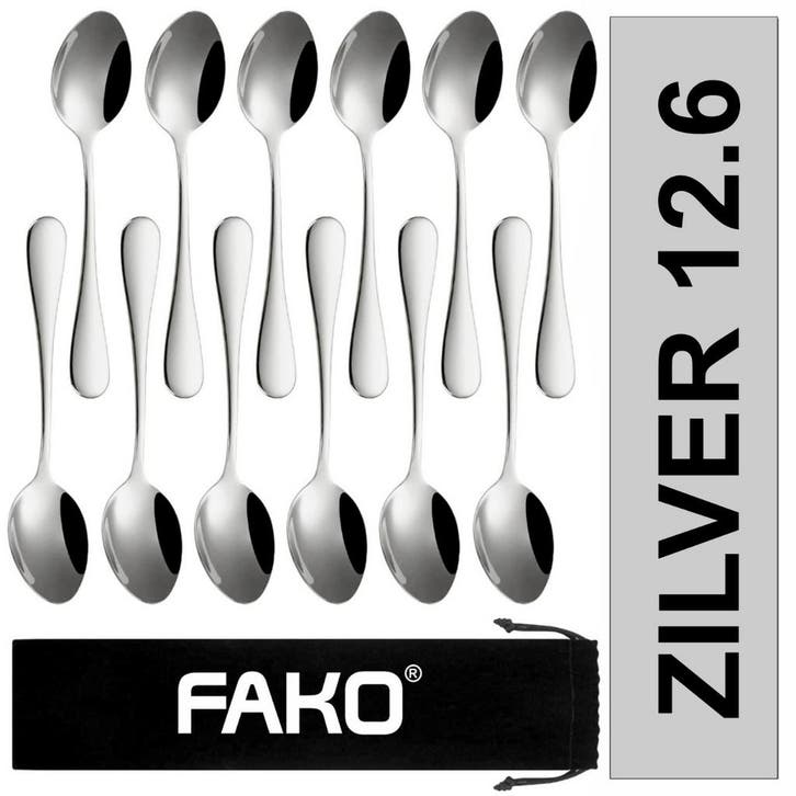 Fako Bijoux - Theelepel / Koffielepel Classic - 12cm -, Huis en Inrichting, Keuken | Bestek, Verzenden