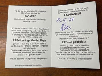 Solingen - Bestekset voor 12 personen (70) - 2500 Wenen -, Antiek en Kunst