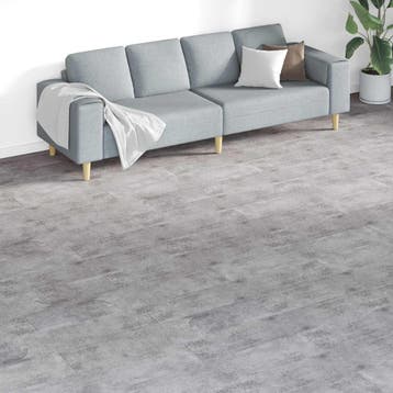 vidaXL Vloerplanken Cement Bruin 5,26 m² 18 st PVC, Verzenden