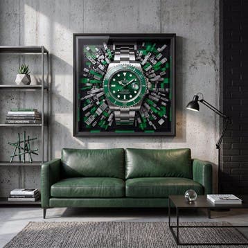 Artxlife - Lego Rolex Submariner Hulk Green Explosion [XXL], Nieuw