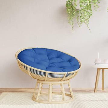 vidaXL Zitkussen rond Ø 100x11 cm oxford stof koningsblauw, Maison & Meubles, Verzenden