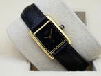 Cartier Tank Vermeil Year 1990s (Box), Handtassen en Accessoires, Horloges | Dames, Overige merken, Leer, Polshorloge, Ophalen of Verzenden
