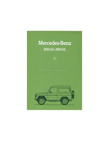 1982 MERCEDES BENZ G KLASSE BROCHURE ITALIAANS