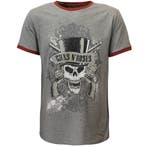 Guns N’ Roses Faded Skull Ringer T-Shirt, Nieuw