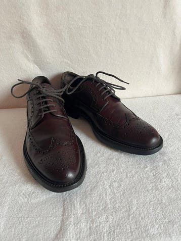 Santoni - Veterschoenen - Maat: EU 41, Nieuw