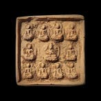 Oud-Chinees Liao-dynastie uiterst zeldzame terracotta-tablet