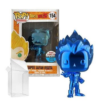 Funko Pop!  DBZ  Vegeta 154 Blue Chrome NYCC 2018 Toy Tokio, Verzenden, Nieuw