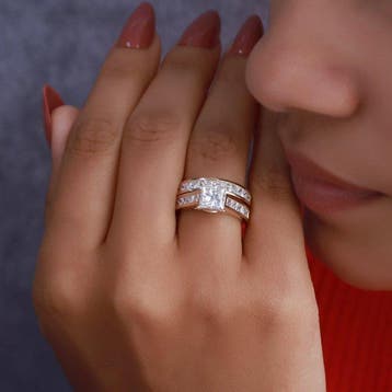 Ring - 14 karaat Geel goud - 4.00ct. tw. Diamant (Lab-grown), Nieuw